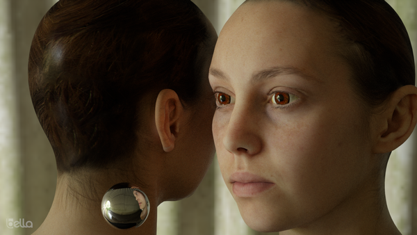 Wikihuman Emilyv2 + ambientcg HDRIs